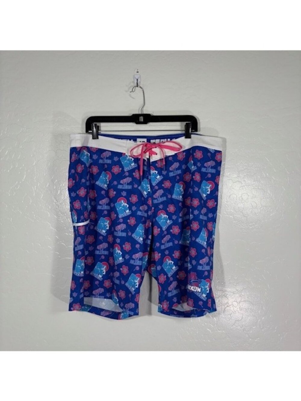 Dixxon Board Shorts Mens 40 Swim Trunks Aloha Hawaiian Tiki Floral Beach Summer